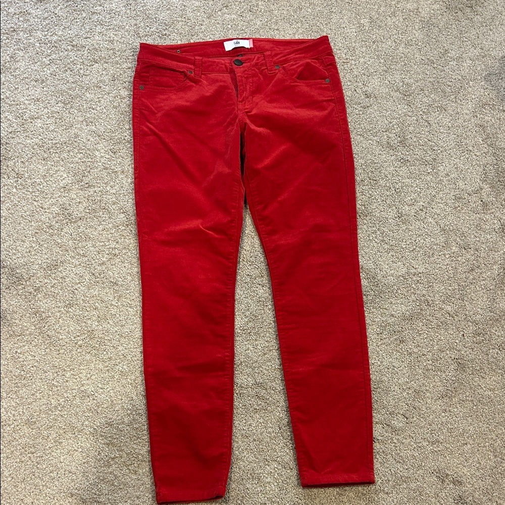 CAbi Scarlet Corduroy Trousers #3136